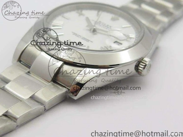 1:1 DateJust SS White Bracelet Dial Edition 41mm On Noob SS Best Roman 126300 A3235 0425